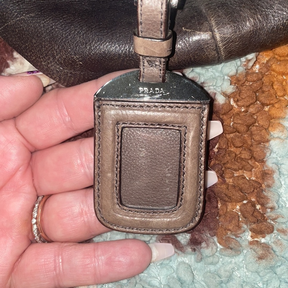 Authentic Prada Glacé bowler handbag - Picture 6 of 7
